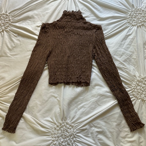 Dynamite Chiffon Long Sleeve Top - Picture 1 of 3